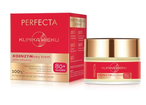 Perfecta Klinika Wieku Koenzymowy krem silnie odżywczy na dzień 80+