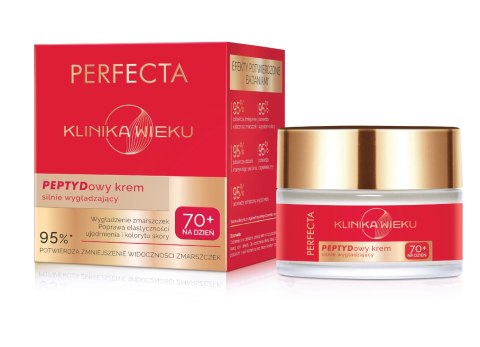 Perfecta Klinika Wieku Peptydowy krem silnie wygładzający na dzień 70+