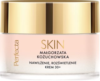 Perfecta Skin Małgorzata Kożuchowska 30+ krem do twarzy nawilżająco-rozświetlający na dzień i na noc 50 ml