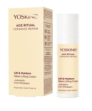 Yoskine Age Ritual Jedwabisty krem liftingujący do twarzy Wygładza skórę 50 ml