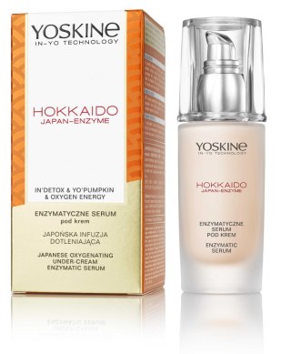 Yoskine Hokkaido Japan-Enzyme serum przeciwzmarszczkowe z peptydami i enzymami dyni 30 ml
