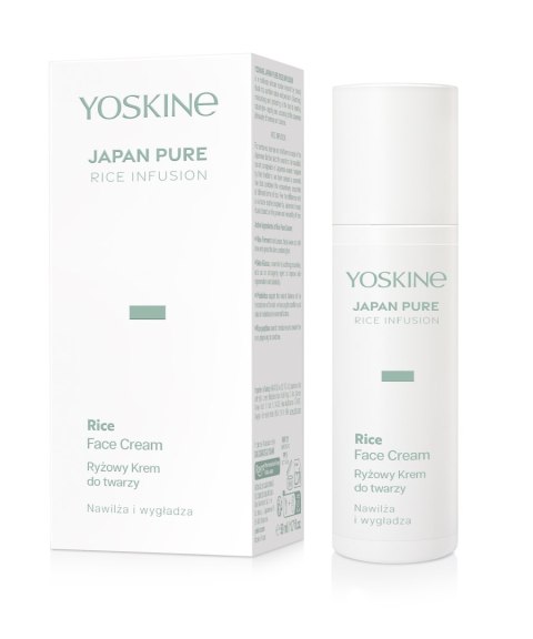 Yoskine Japan Pure Rice Infusion ryżowy krem do twarzy nawilżająco-wygładzający 50 ml