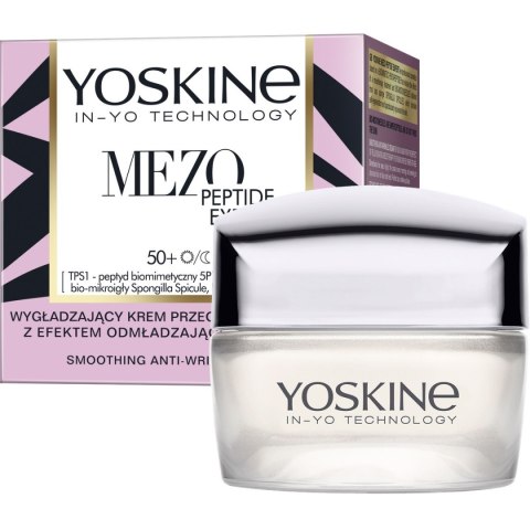 Yoskine Mezo Peptide Expert 50+ wygładzający krem przeciwzmarszczkowy z peptydami dzień/noc 50 ml