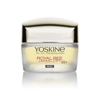 Yoskine Royal Bee Japan-Lift 55+ krem przeciwzmarszczkowy z peptydami na noc 50 ml