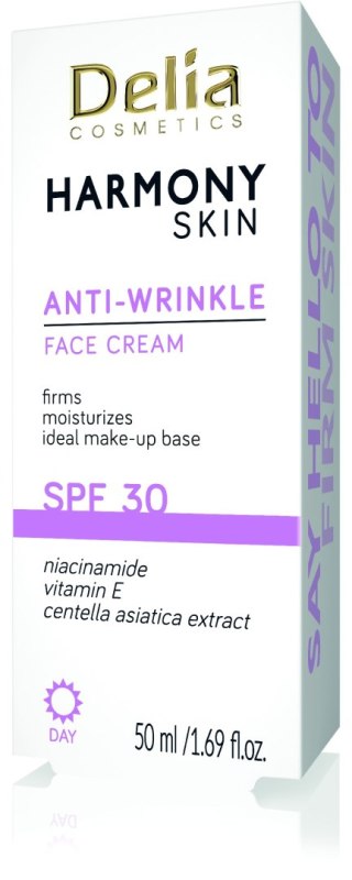 Delia Harmony Skin krem przeciwzmarszczkowy z filtrem SPF 30 50 ml