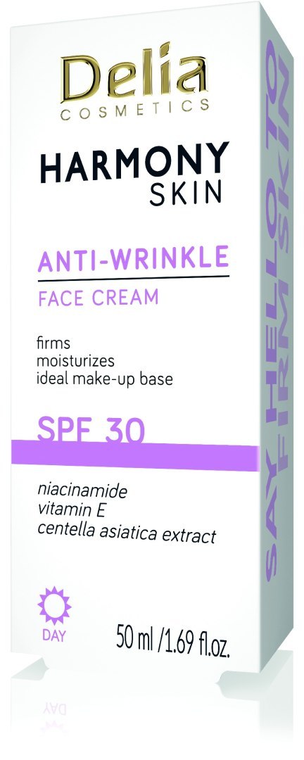 Delia Harmony Skin krem przeciwzmarszczkowy z filtrem SPF 30 50 ml