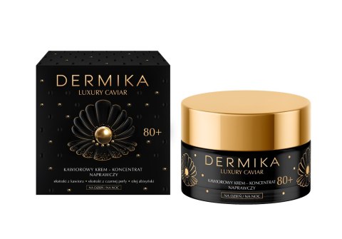 Dermika Luxury Caviar Kawiorowy krem-koncentrat naprawczy 80+ na dzień i noc 50 ml