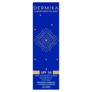 Dermika Luxury Neocollagen kolagenowy krem ochronny Anti-Age na dzień SPF 50 50 ml