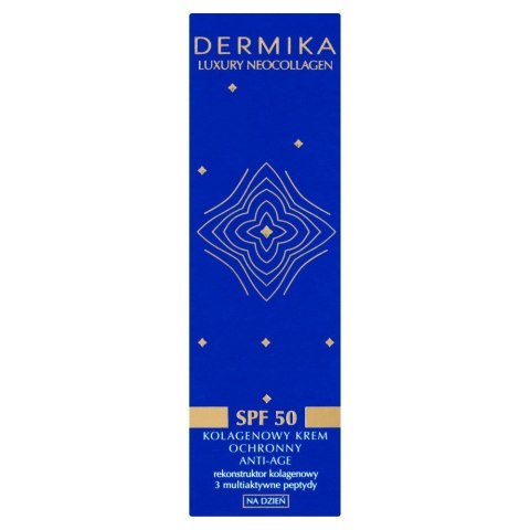 Dermika Luxury Neocollagen kolagenowy krem ochronny Anti-Age na dzień SPF 50 50 ml