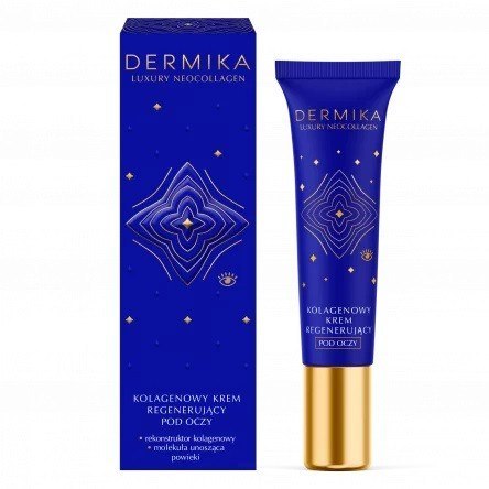 Dermika Luxury Neocollagen kolagenowy krem regenerujący pod oczy 15 ml
