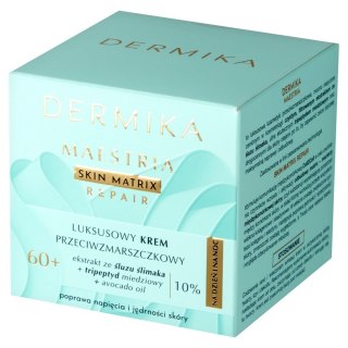 Dermika Maestria Skin Matrix Repair Luksusowy krem przeciwzmarszczkowy 60+ z ekstraktem ze śluzu ślimaka (10%) na dzień i noc 50