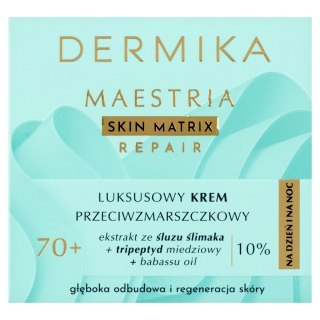 Dermika Maestria Skin Matrix Repair Luksusowy krem przeciwzmarszczkowy 70+ z ekstraktem ze śluzu ślimaka (10%) na dzień i noc 50
