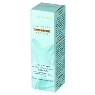 Dermika Maestria Skin Matrix Repair luksusowy krem przeciwzmarszczkowy pod oczy z ekstraktem ze śluzu ślimaka (10%) 15 ml
