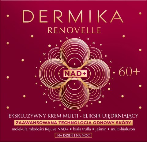 Dermika Renovelle ekskluzywny krem - multi eliksir ujędrniający 60+ na dzień i na noc 50 ml