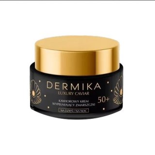 Dermika Luxury Caviar 50+ kawiorowy krem wypełniający zmarszczki na dzień i noc 50 ml