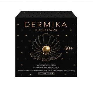 Dermika Luxury Caviar 60+ kawiorowy krem aktywnie regenerujący na dzień i noc 50 ml