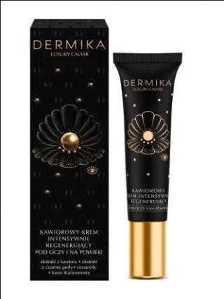 Dermika Luxury Caviar kawiorowy krem intensywnie regenerujący pod oczy i na powieki 15 ml