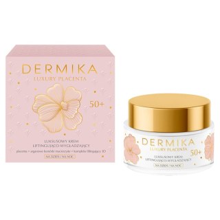Dermika Luxury Placenta 50+ luksusowy krem liftingująco - wygładzający na dzień i noc 50 ml