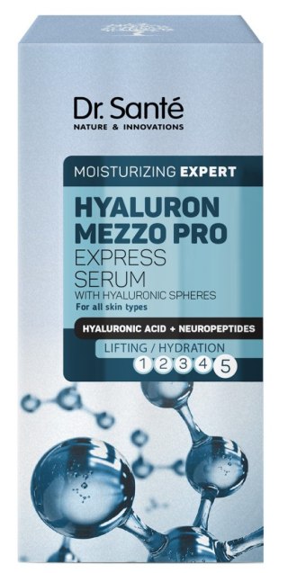 Dr. Santé Hyaluron Mezzo Pro ekspresowe serum nawilżające do twarzy 30 ml