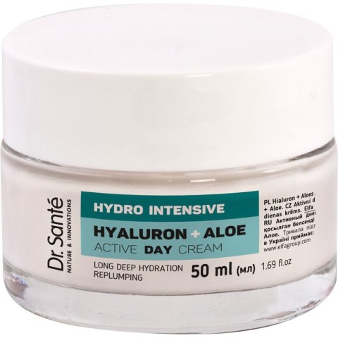 Dr. Santé Hydro Intensive Aktywny krem intensywnie nawilżający na dzień Hyaluron + Aloe 50 ml