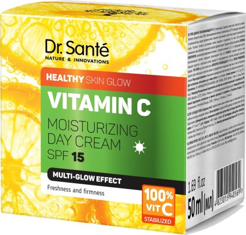 Dr. Santé Vitamin C nawilżający krem do twarzy na dzień z witaminą C SPF 15 50 ml