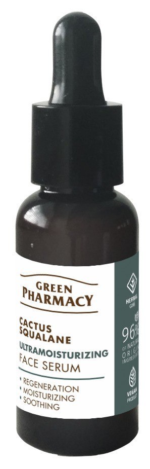 Green Pharmacy Kaktus + Skwalan ultranawilżające serum do twarzy 30 ml