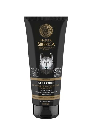 EUROBIOLAB Natura Siberica Men Ochronny Krem do twarzy i dłoni Wolf Code dla mężczyzn 80ml