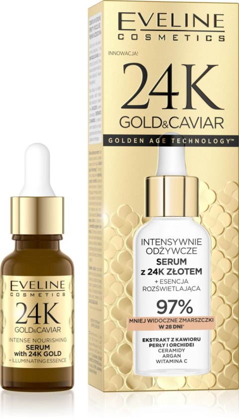 Eveline 24K Gold&Caviar serum odżywcze 18 ml