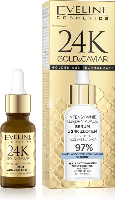 Eveline 24K Gold&Caviar serum ujędrniające 18 ml