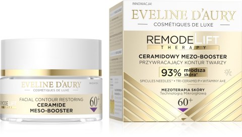 Eveline D`AURY Remodelift Therapy ceramidowy Mezo-Booster przywracający kontur twarzy 60+ na dzień i noc 50 ml
