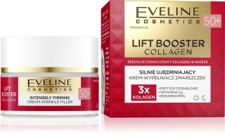 Eveline Lift Booster Collagen 50+ Silnie ujędrniający krem-wypełniacz zmarszczek 50 ml
