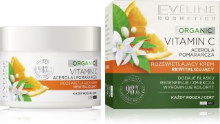 Eveline Organic Vitamin C rozświetlający krem rewitalizujący - każdy rodzaj cery 50 ml