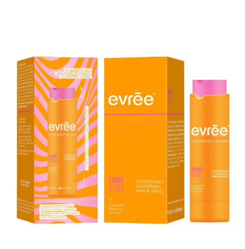Evree C-Energy Glow energetyzująco-rozświetlający krem do twarzy Real You 45 ml