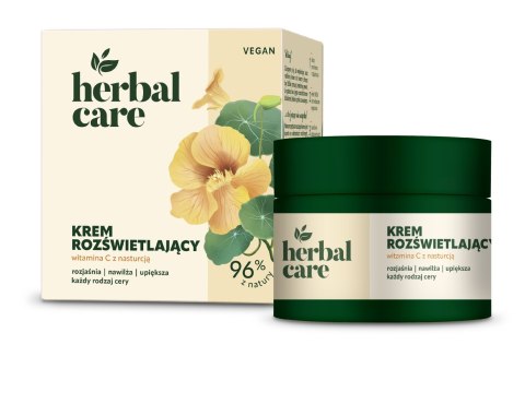 Farmona HERBAL CARE Vegan krem rozświetlający z witaminą C i Nasturcją dla każdej cery - na dzień i noc 50 ml