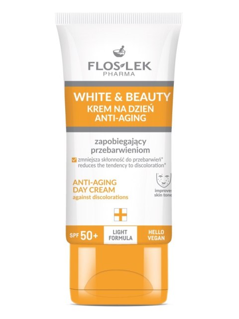 FLOS-LEK FLOS WHITE Krem zapobiegający przebarw.spf 50