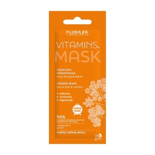 Floslek Relax Time maseczka witaminowa Vitamins na twarz,szyję i dekolt 6 ml