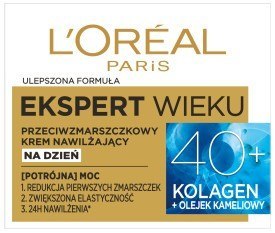 L'Oréal Paris Ekspert Wieku 40+ przeciwzmarszczkowy krem nawilżający na dzień, 50 ml