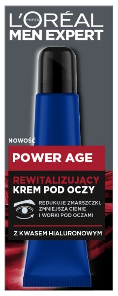 L'Oréal Paris LOREAL Men Expert Power Age rewitalizujący krem pod oczy dla mężczyzn 15 ml