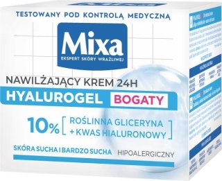 Mixa Hyalurogel bogaty krem intensywnie nawilżający 50 ml