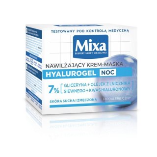 LOREAL MIXA Hyalurogel Noc Nawilżający Krem-maska na noc 50 ml