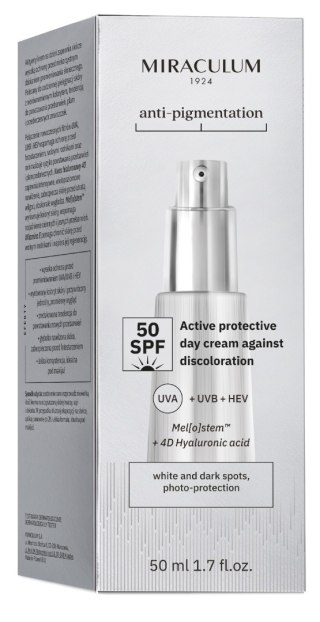 Miraculum Anti-Pigmentation Aktywny krem przeciw przebarwieniom SPF 50 50 ml