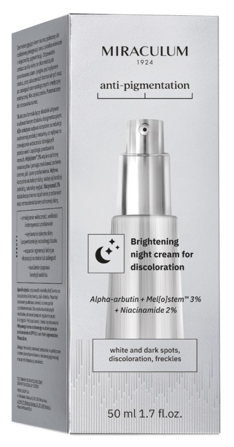 Miraculum Anti-Pigmentation krem rozjaśniający przebarwienia 50 ml