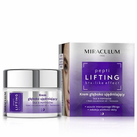Miraculum Pepti Lifting krem głęboko ujędrniający na noc 50 ml
