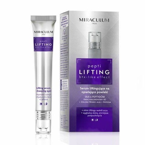 Miraculum Pepti Lifting serum liftingujące na opadające powieki na dzień i noc 20 ml