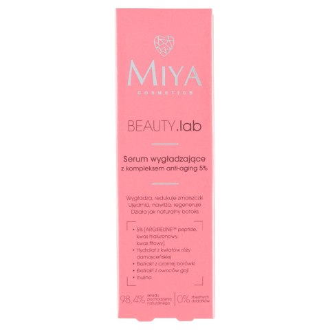 Miya BEAUTY.lab serum wygładzające z kompleksem anti-aging 5% 30 ml