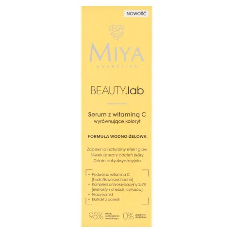 Miya BEAUTY.lab serum z witaminą C wyrównujące koloryt 30 ml