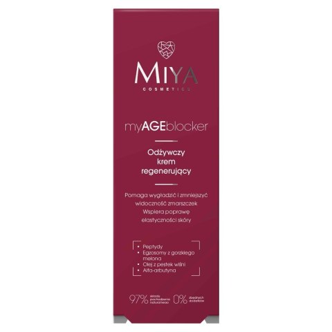 Miya myAGEblocker odżywczy krem regenerujący 50 ml