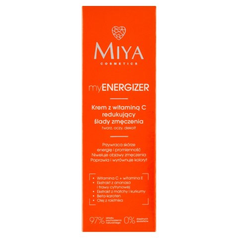 Miya myENERGIZER krem z witaminą C redukujący ślady zmęczenia 40 ml