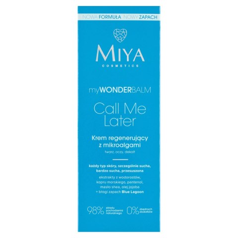 Miya myWONDERbalm Call Me Later krem regenerujący z mikroalgami 75 ml
