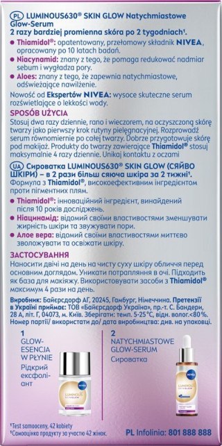 Nivea Luminous Even Glow serum 15 ml